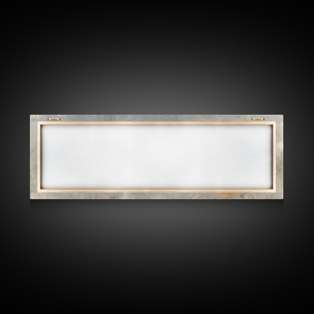 Sanctified Gathering Veil – Framed Canvas Print – Moody Christian Art – Panoramic Art – Christian Wall Art – Christmas Art – Christian Art
