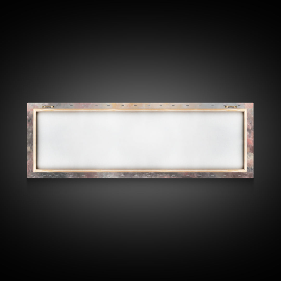 Soft Wings Arising | Framed Canvas Print | Christian Christmas Art | Panoramic Wall Art | Christian Art Canvas | Christian Decor | Christma