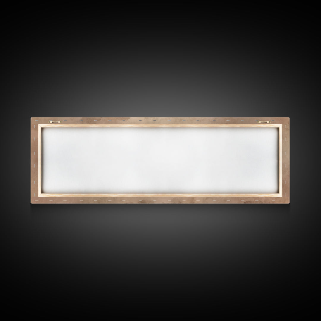 Gentle Manger Peace, Framed Canvas Print, Christian Wall Art, Panoramic Art, Christian Art Canvas, Christmas Art, Christian Christmas Decor
