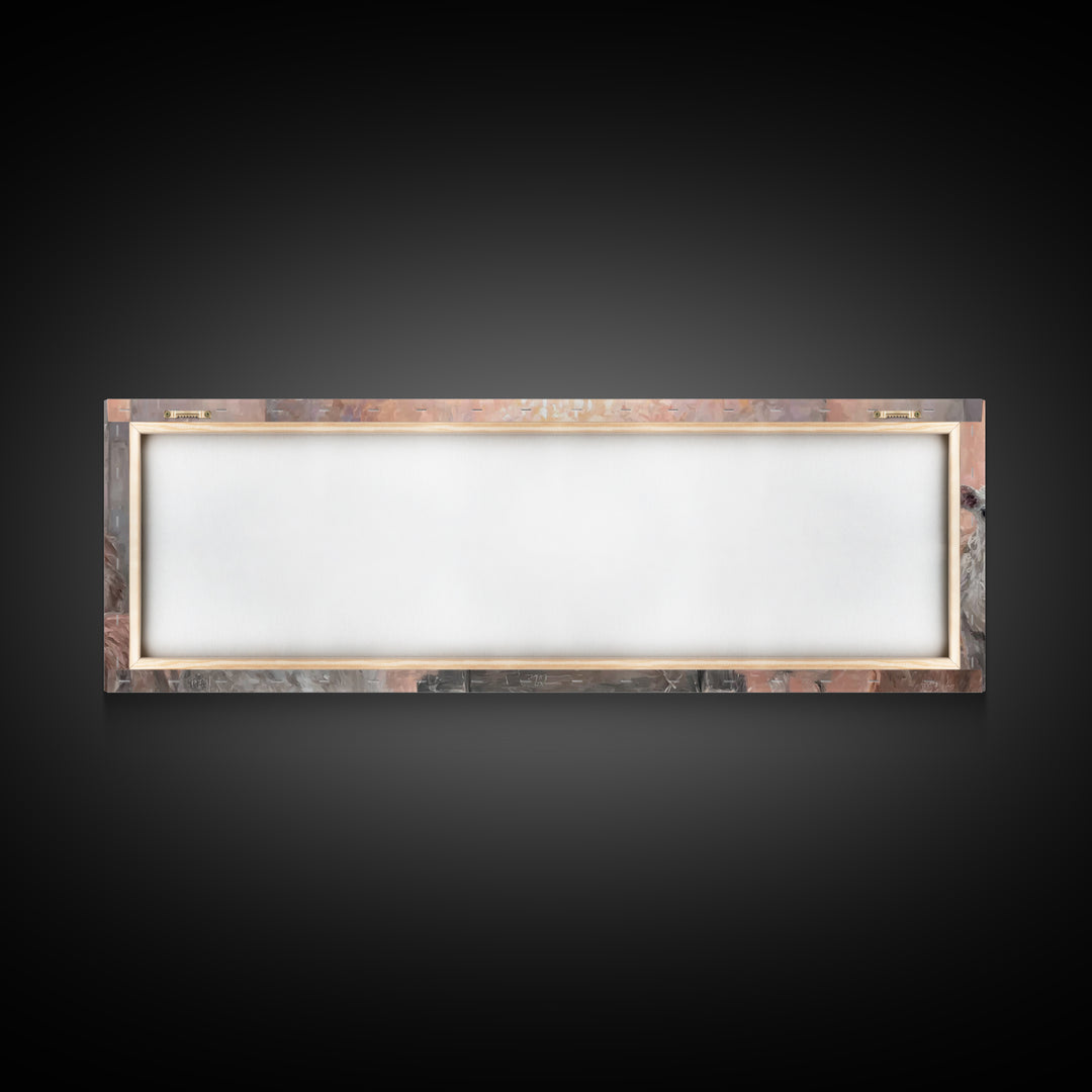 Infant Light Blessing – Framed Canvas Print – Christian Art Canvas – Panoramic Painting – Christmas Wall Art – Christian Art – Christmas Ar