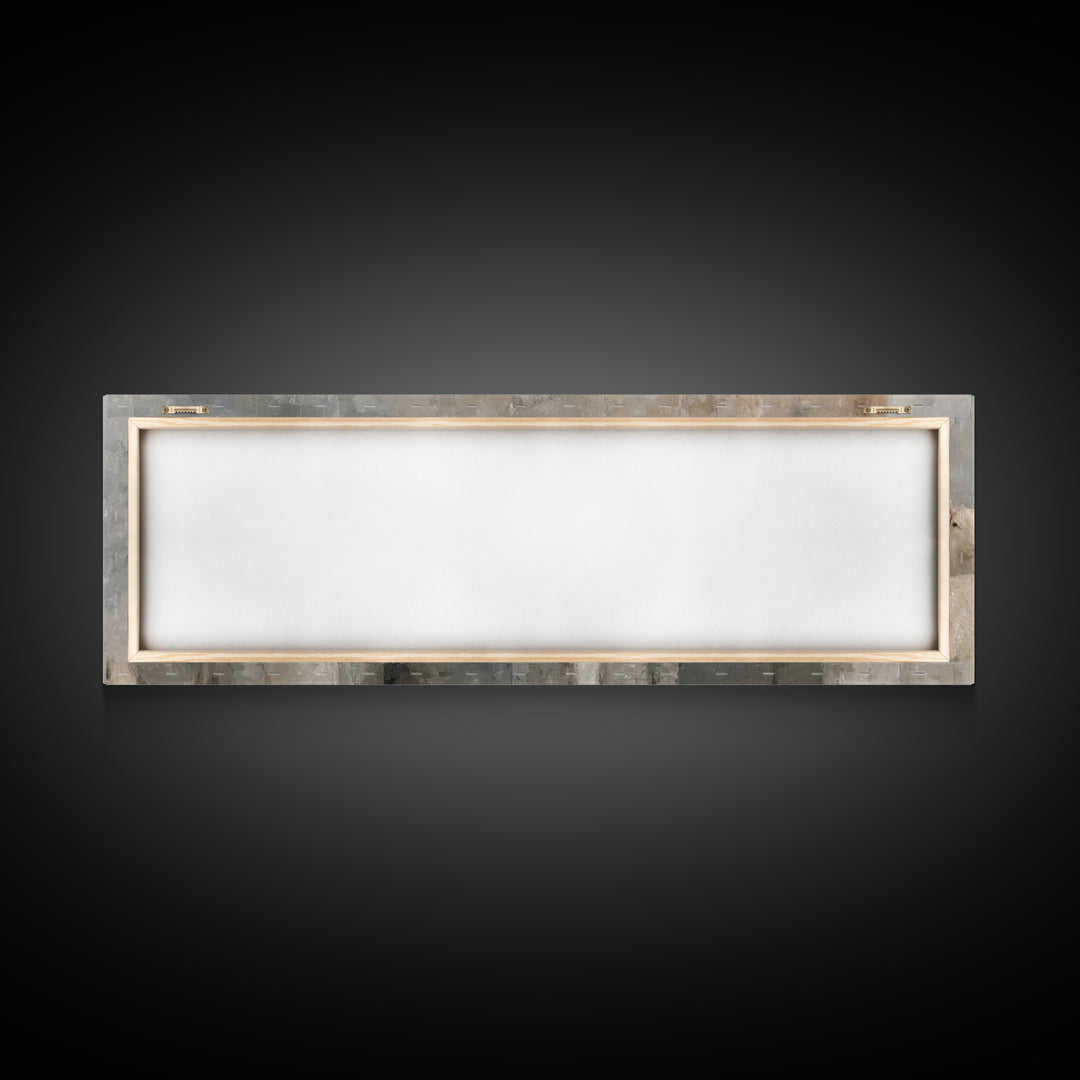 Manger Candle Hope, Framed Canvas Print, Panoramic Wall Art, Christmas Art, Christian Wall Art, Christian Art Canvas, Christian Gift