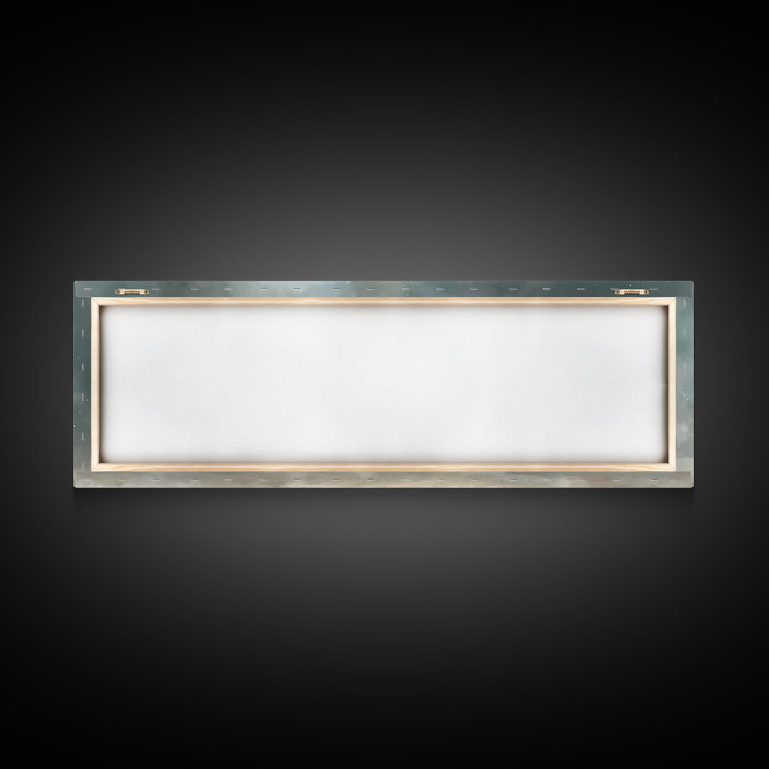 Gentle Stable Peace – Framed Canvas Print – Panoramic Painting – Christian Wall Art – Christian Art Canvas – Christmas Art – Subtle Christi