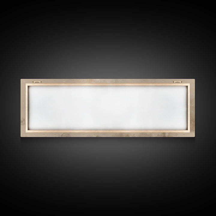 Starry Manger Glow | Framed Canvas Print | Christian Christmas Art | Christian Art Canvas | Jesus Painting | Panoramic Wall Art
