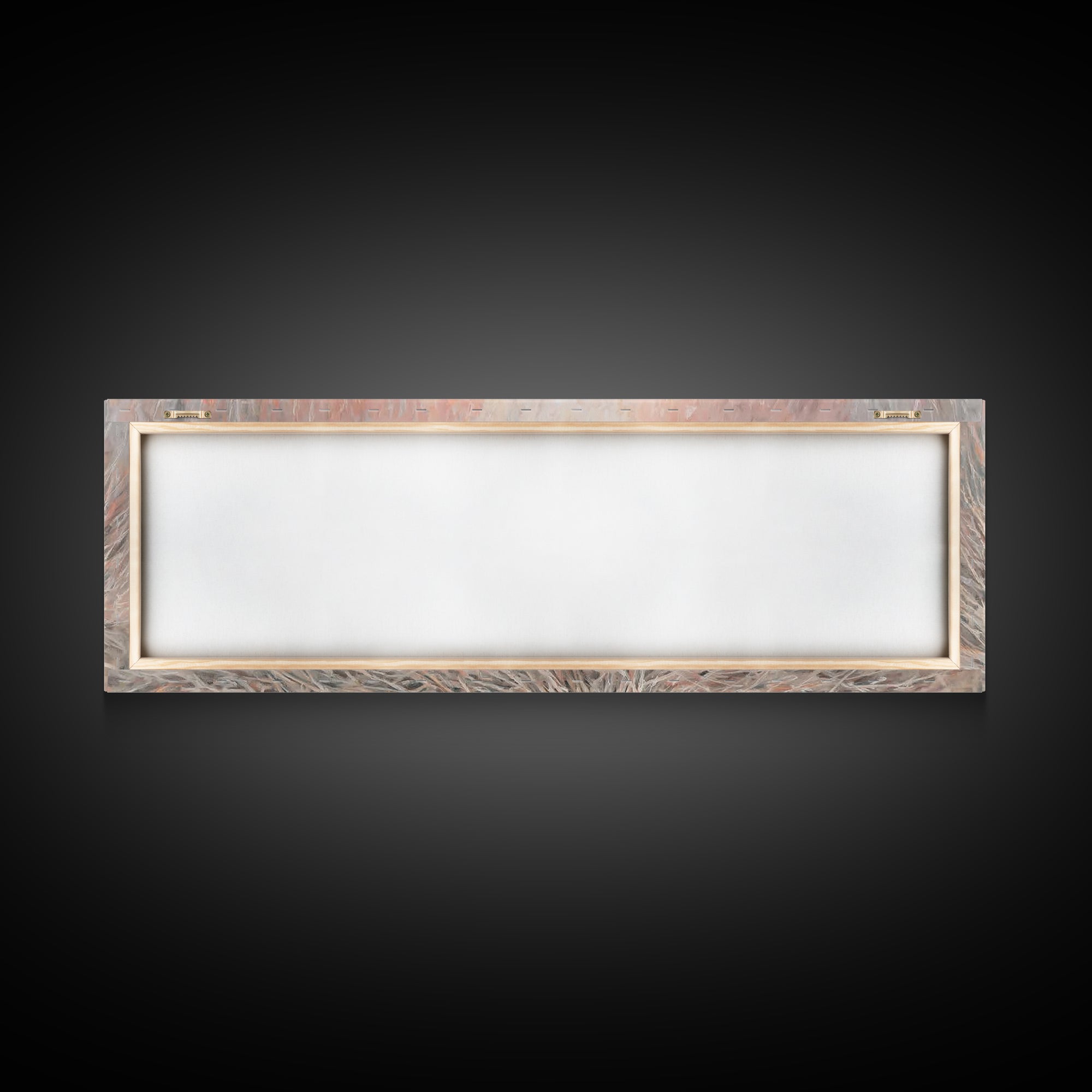Silent Town Light | Framed Canvas Print | Christian Art | Christmas Wall Art | Jesus Art Print | Panoramic Art | Framed Christian Art