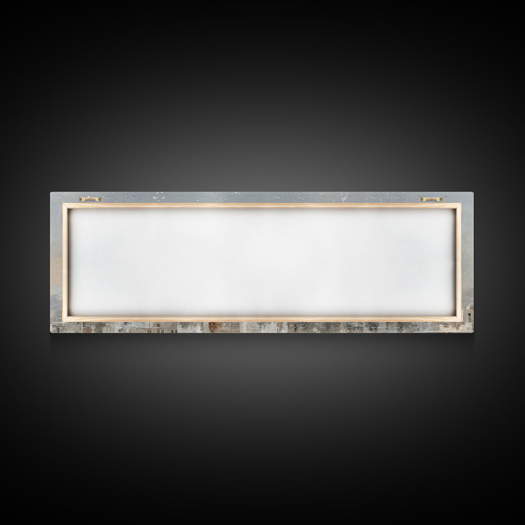 Temple Valley Glow | Framed Canvas Print | Christian Wall Art | Christian Art Canvas | Christmas Art Prints | Panoramic Art | Christian Gif