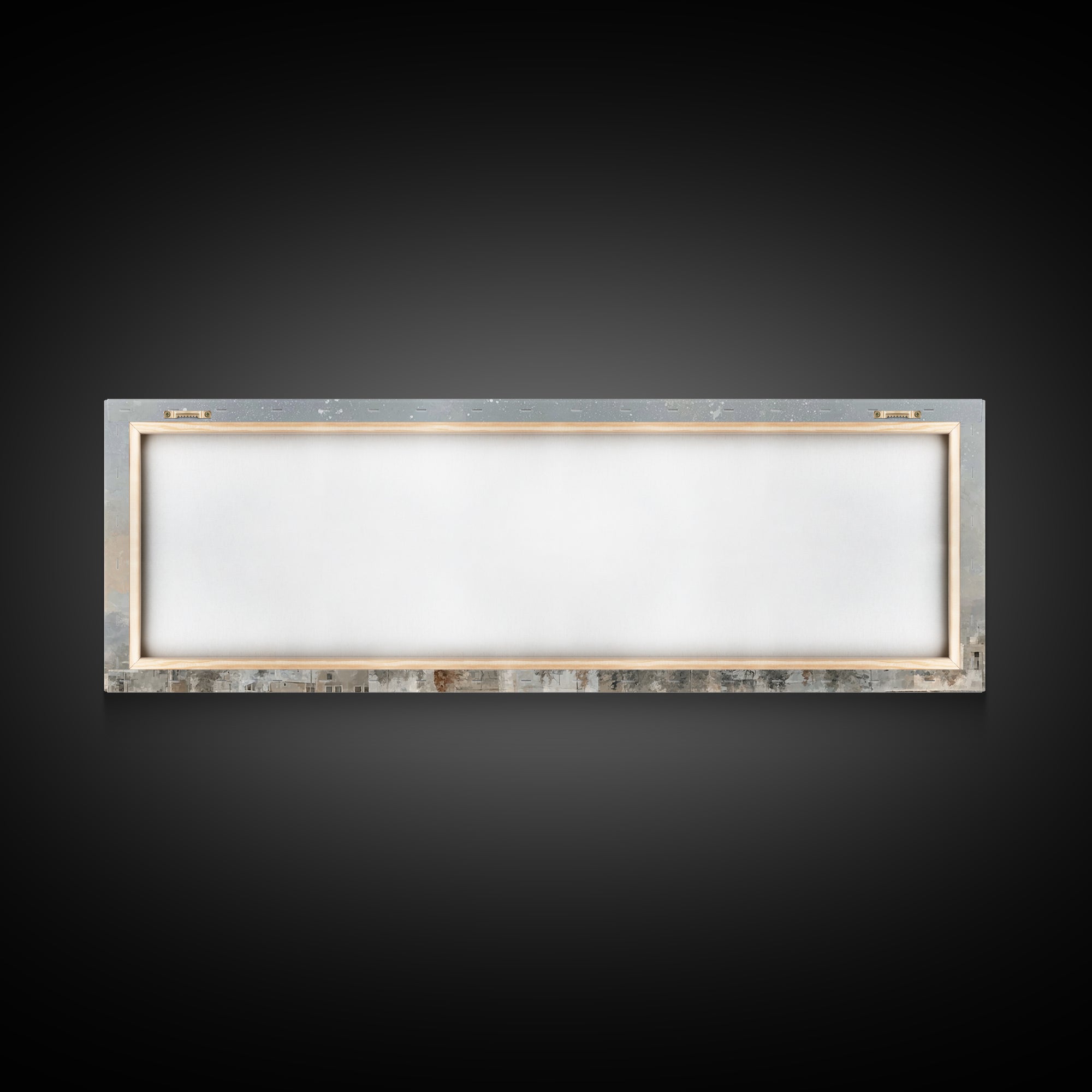 Temple Valley Glow | Framed Canvas Print | Christian Wall Art | Christian Art Canvas | Christmas Art Prints | Panoramic Art | Christian Gif