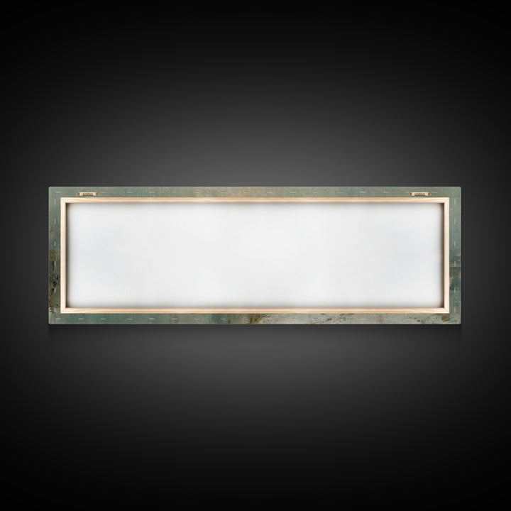 Winter Chapel Glow | Framed Canvas Print | Christian Art | Christian Christmas Art | Christian Art Canvas | Panoramic Wall Art | Christian