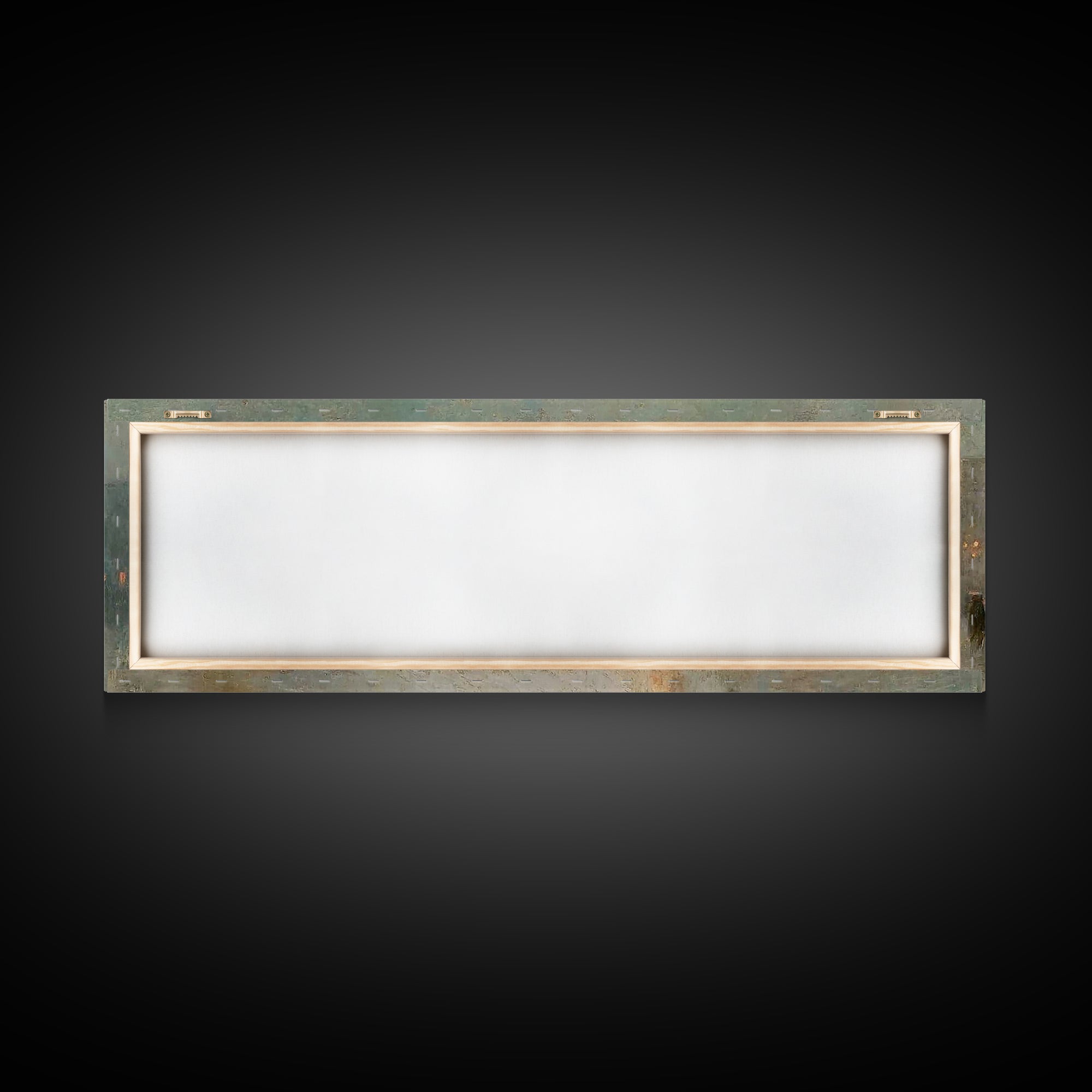 Midnight Star Road – Framed Canvas Print – Christmas Art Prints – Christian Wall Art – Christian Art Canvas – Panoramic Frame – Christian A