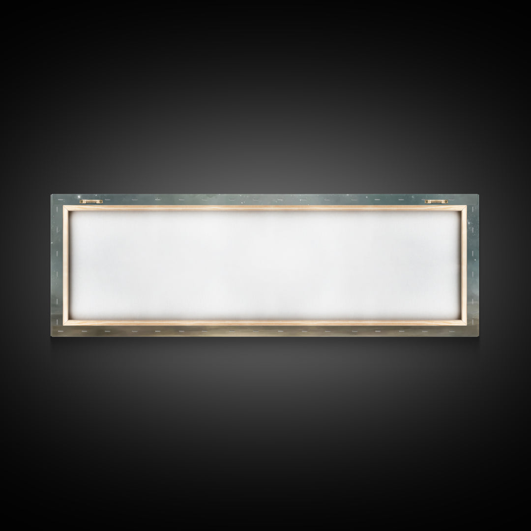 Guided By Heaven – Framed Canvas Print – Christian Art – Christmas Art Prints – Panoramic Art – Christian Art Canvas – Christian Christmas
