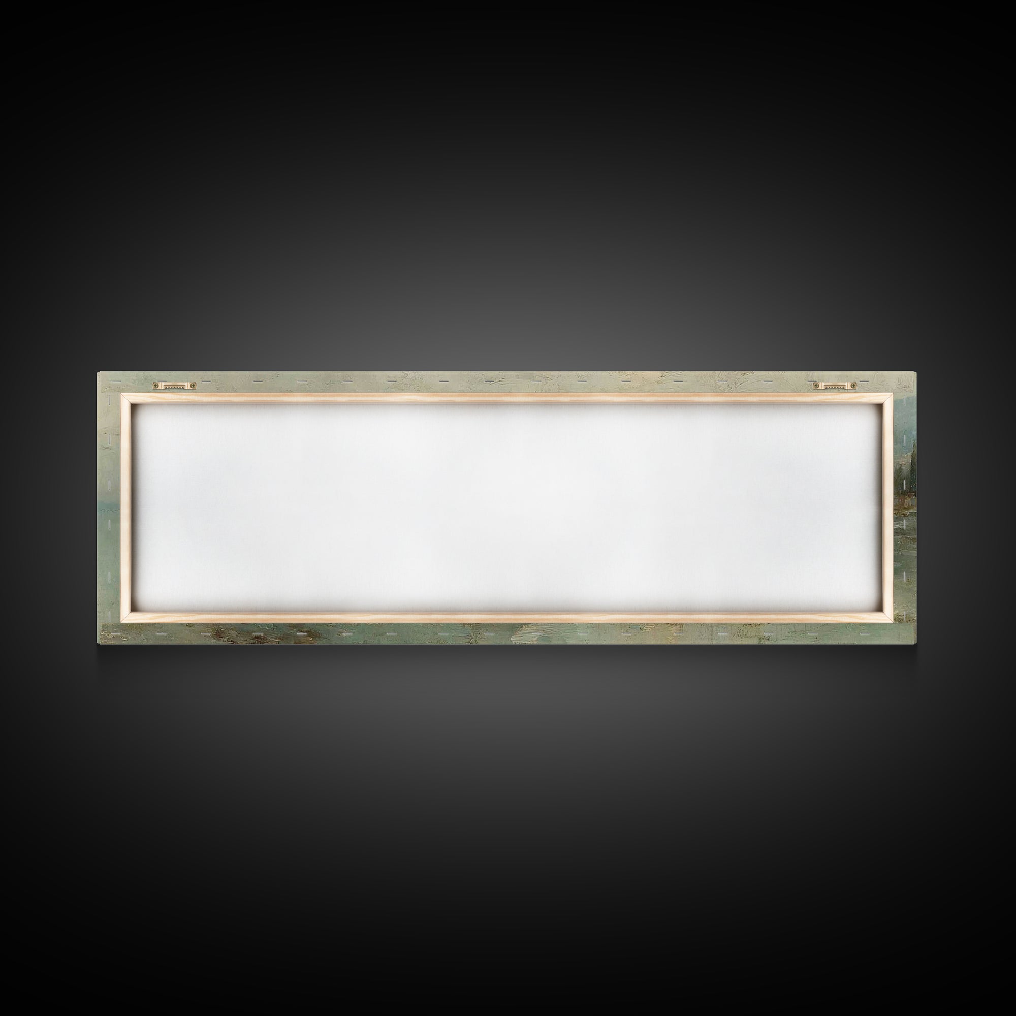 Eternal Dawn Walk – Framed Canvas Print – Christian Art Canvas – Jesus Painting – Panoramic Wall Art – Christian Christmas Art – Christian