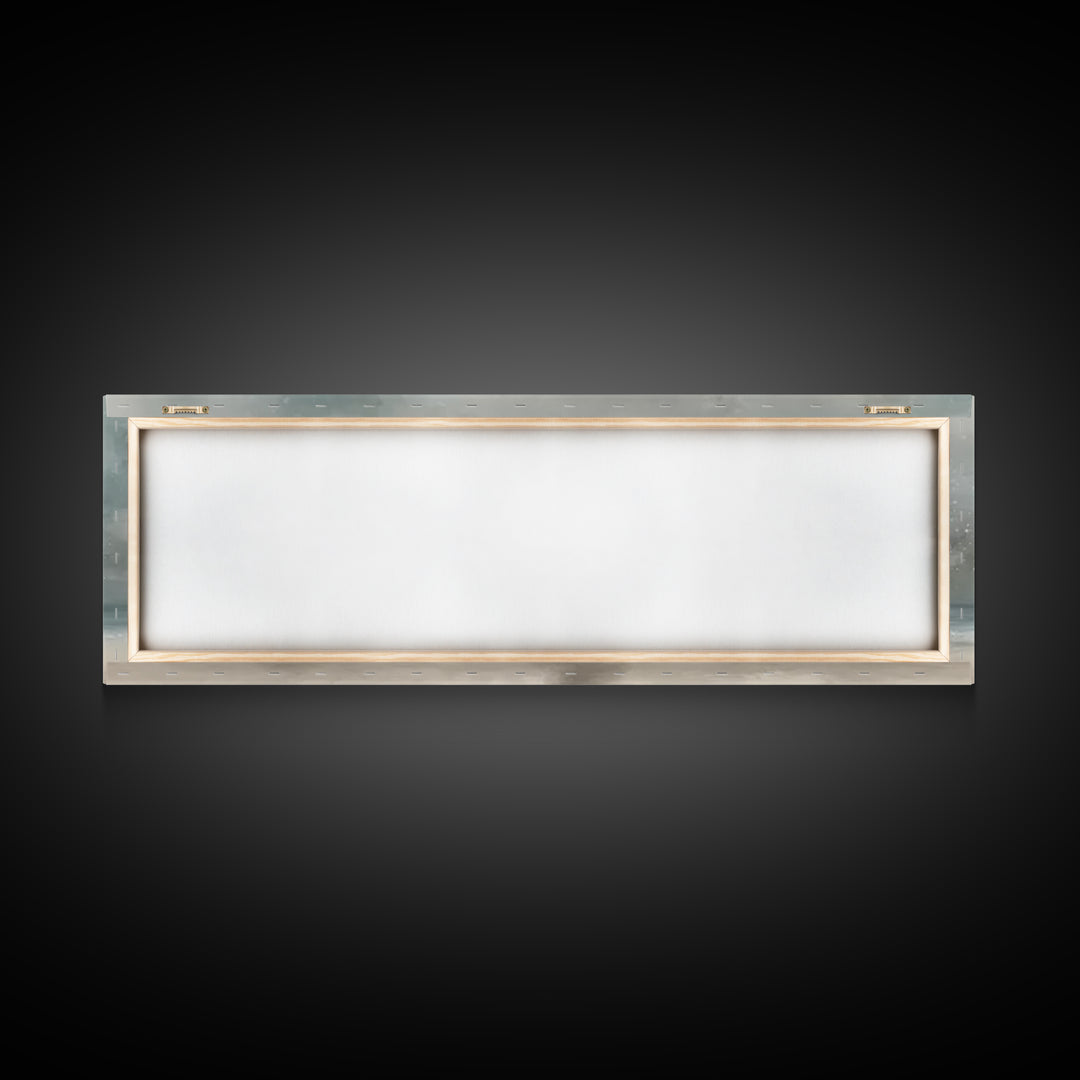 Guiding Peace Horizon, Framed Canvas Print, Christian Art Print, Jesus Painting Canvas, Panoramic Frame, Christian Christmas Art, Christian