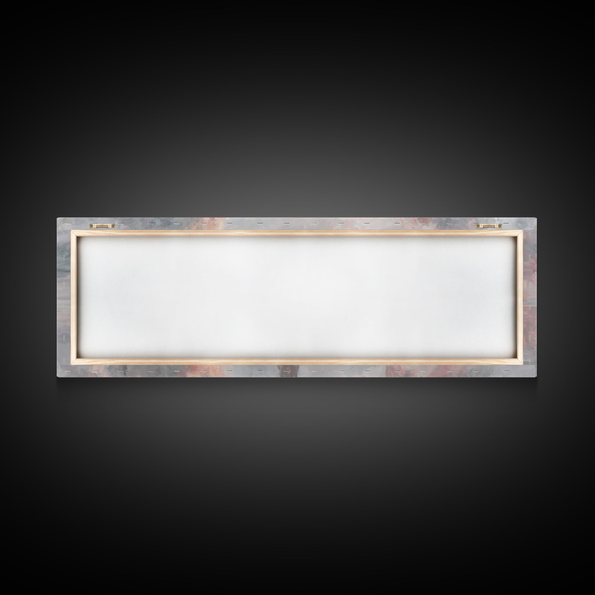 Radiant Promise Sky – Framed Canvas Print – Christian Art Painting – Jesus Art Print – Panoramic Wall Art – Modern Christian Art – Christma