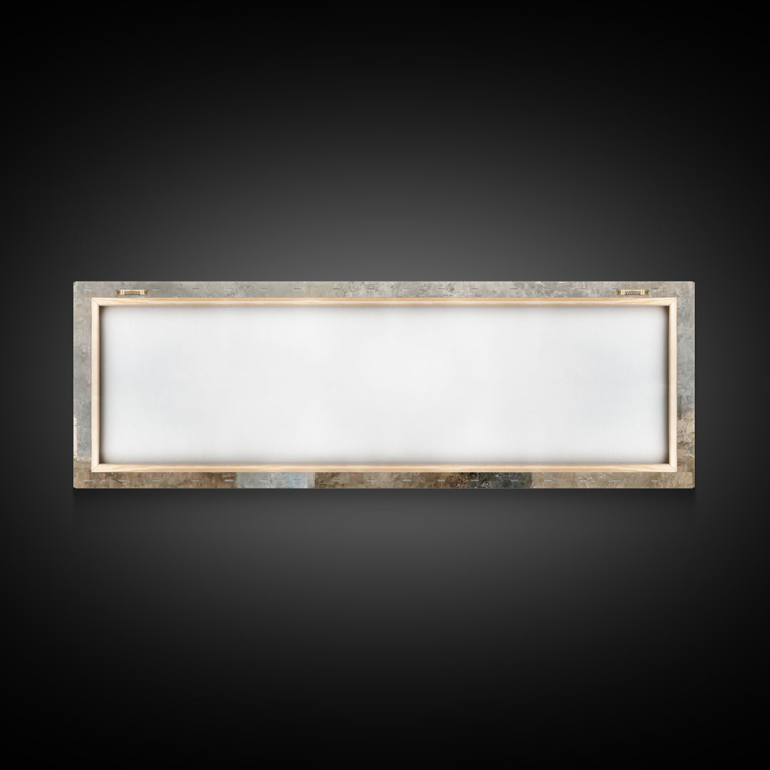 Little Lights Gathered | Framed Canvas Print | Christian Art Print | Christmas Wall Art | Panoramic Art | Christian Art Canvas | Christmas