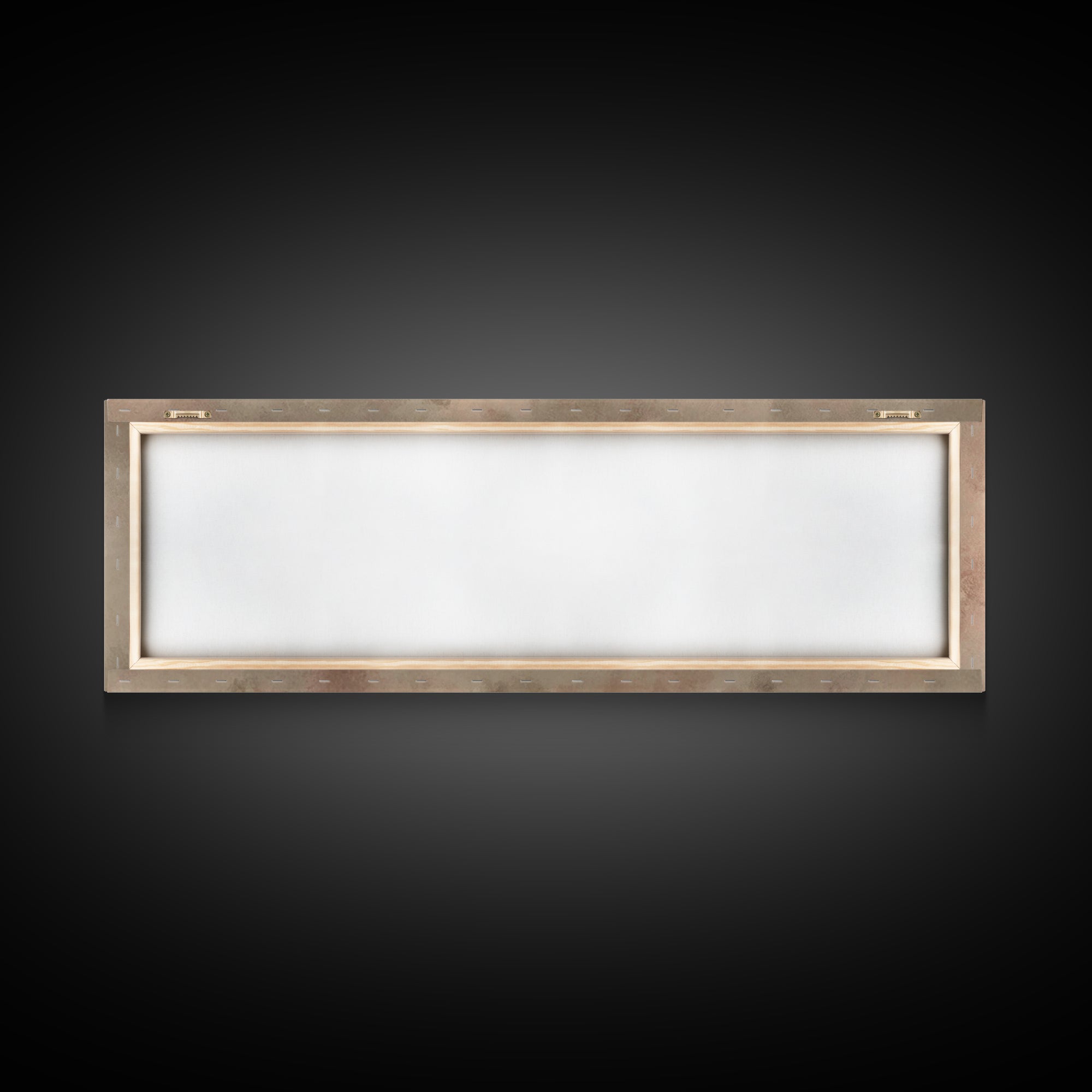 Warm Advent Glow – Framed Canvas Print – Christmas Wall Art – Christian Art Painting – Panoramic Wall Art – Christian Decorations – Christm
