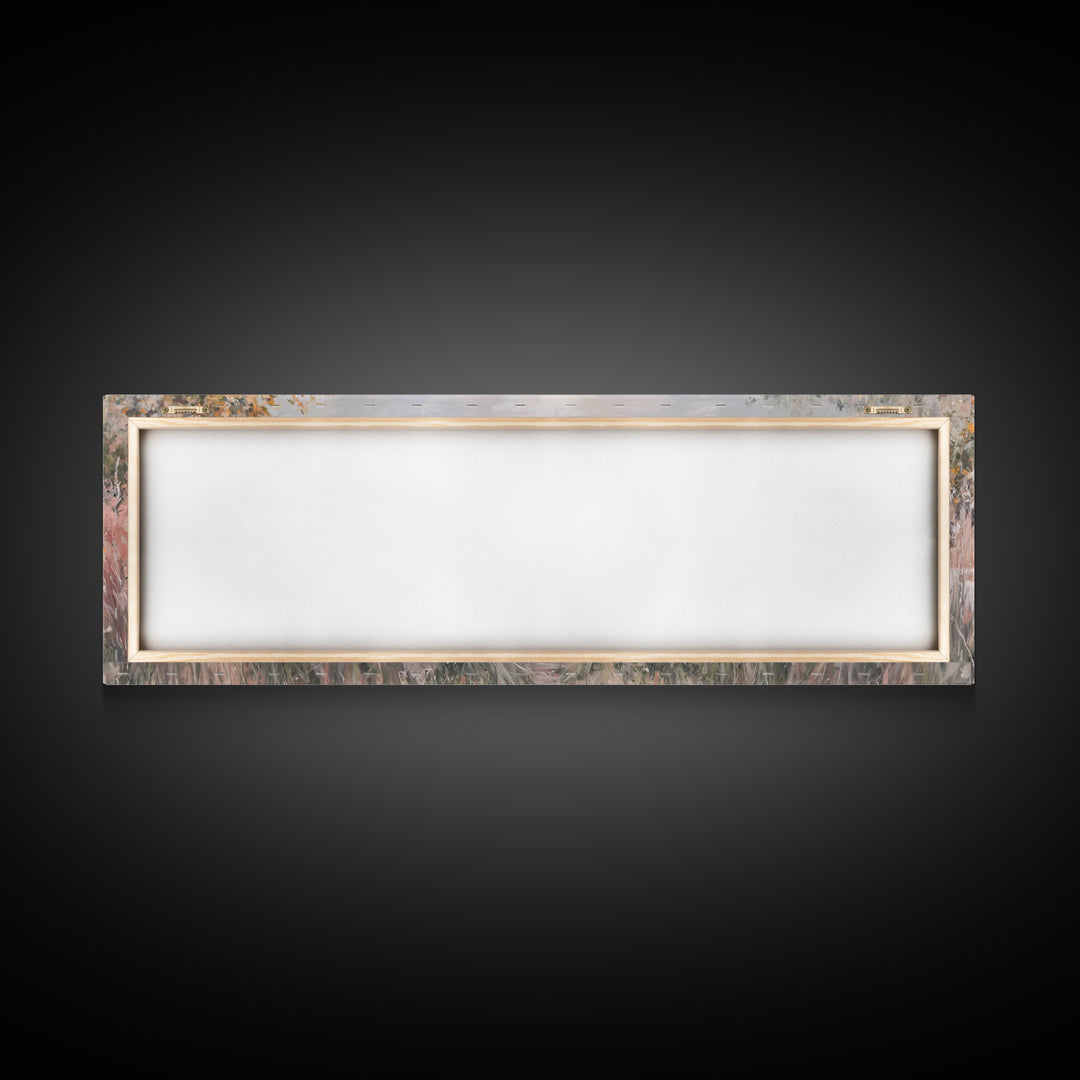 Shepherd Of Mercy – Framed Canvas Print – Jesus Art Print – Christian Wall Art – Panoramic Wall Art – Large Christian Art – Christian Paint