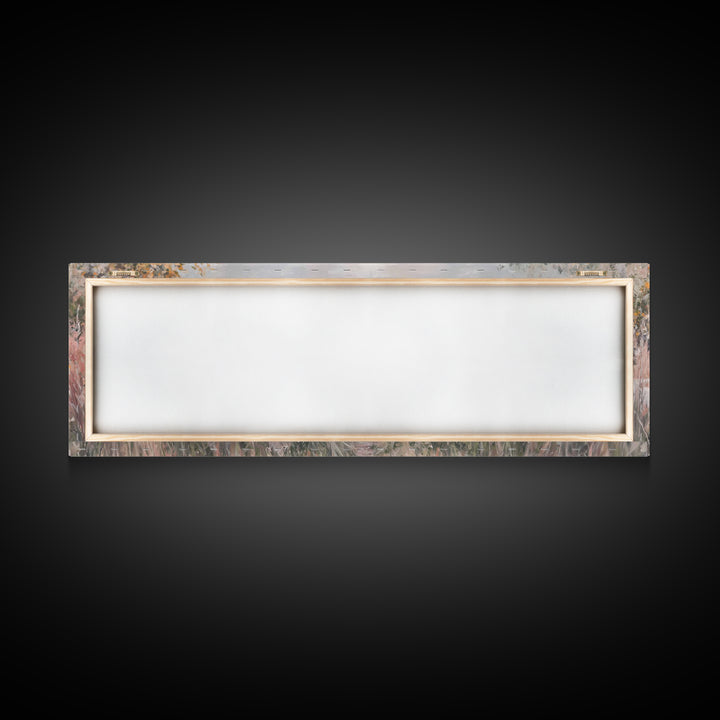 Shepherd Of Mercy – Framed Canvas Print – Jesus Art Print – Christian Wall Art – Panoramic Wall Art – Large Christian Art – Christian Paint