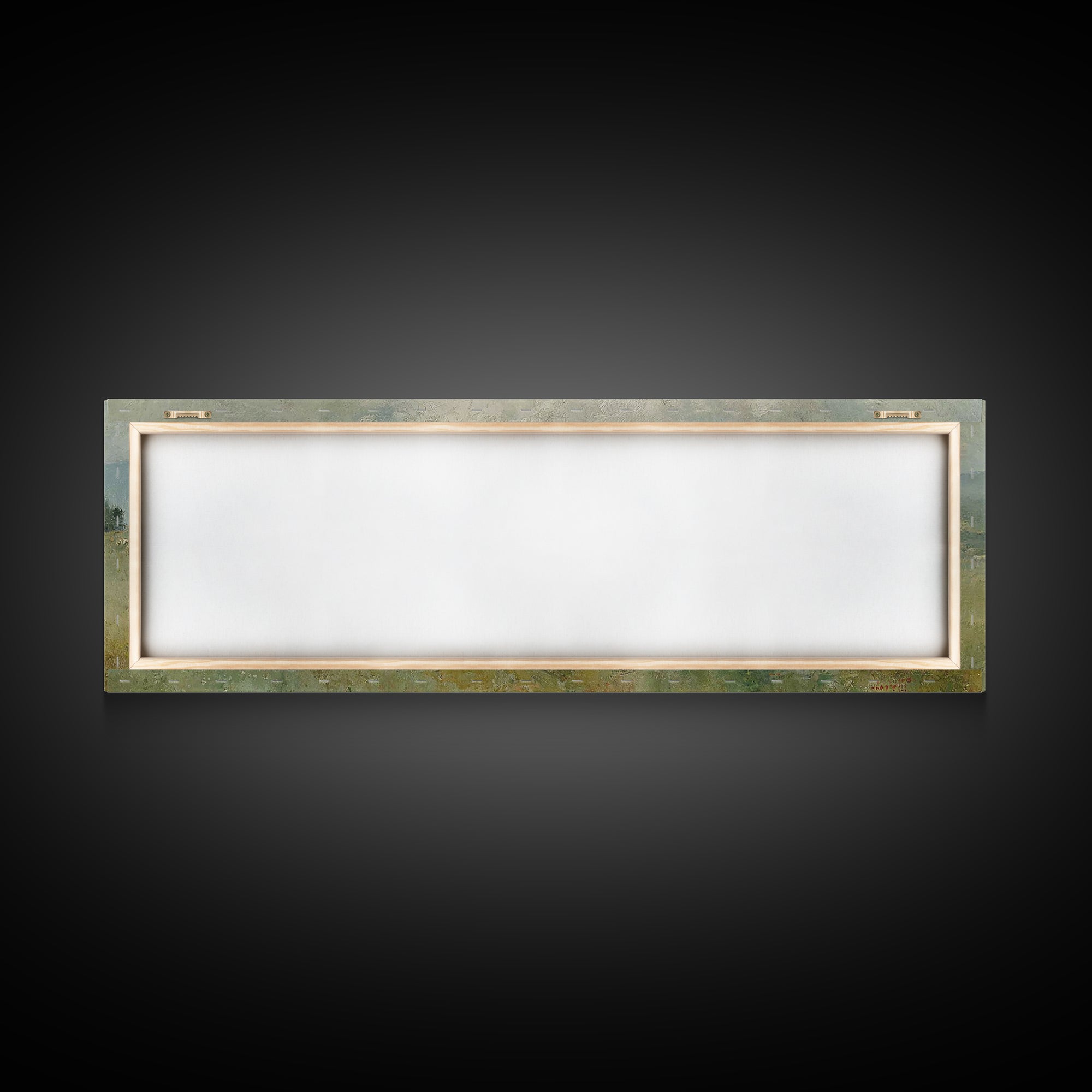 Peaceful Pasture Grace – Framed Canvas Print – Christian Wall Art – Christian Art Canvas – Panoramic Art – Christian Painting – Christian G