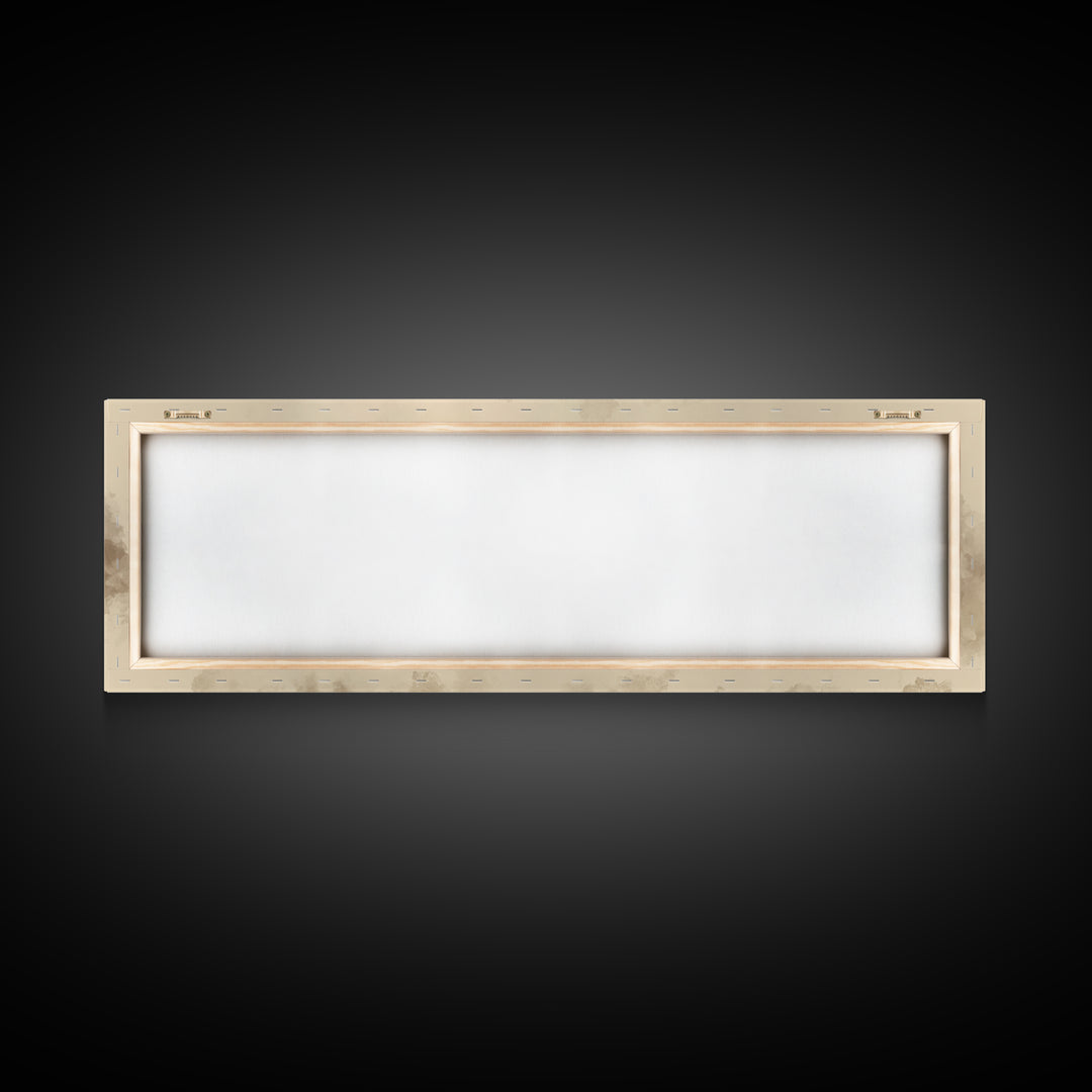 Mist Of Bethlehem, Framed Canvas Print, Christian Art Canvas, Christian Painting, Panoramic Wall Art, Modern Christian Art, Christmas Art