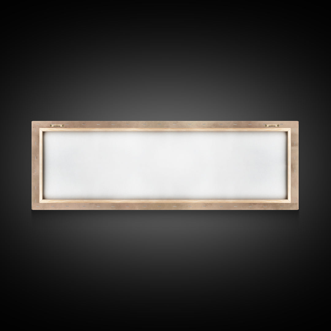 Palm Road Procession – Framed Canvas Print – Christian Art Print – Jesus Painting – Panoramic Print – Christian Christmas Art – Christian W