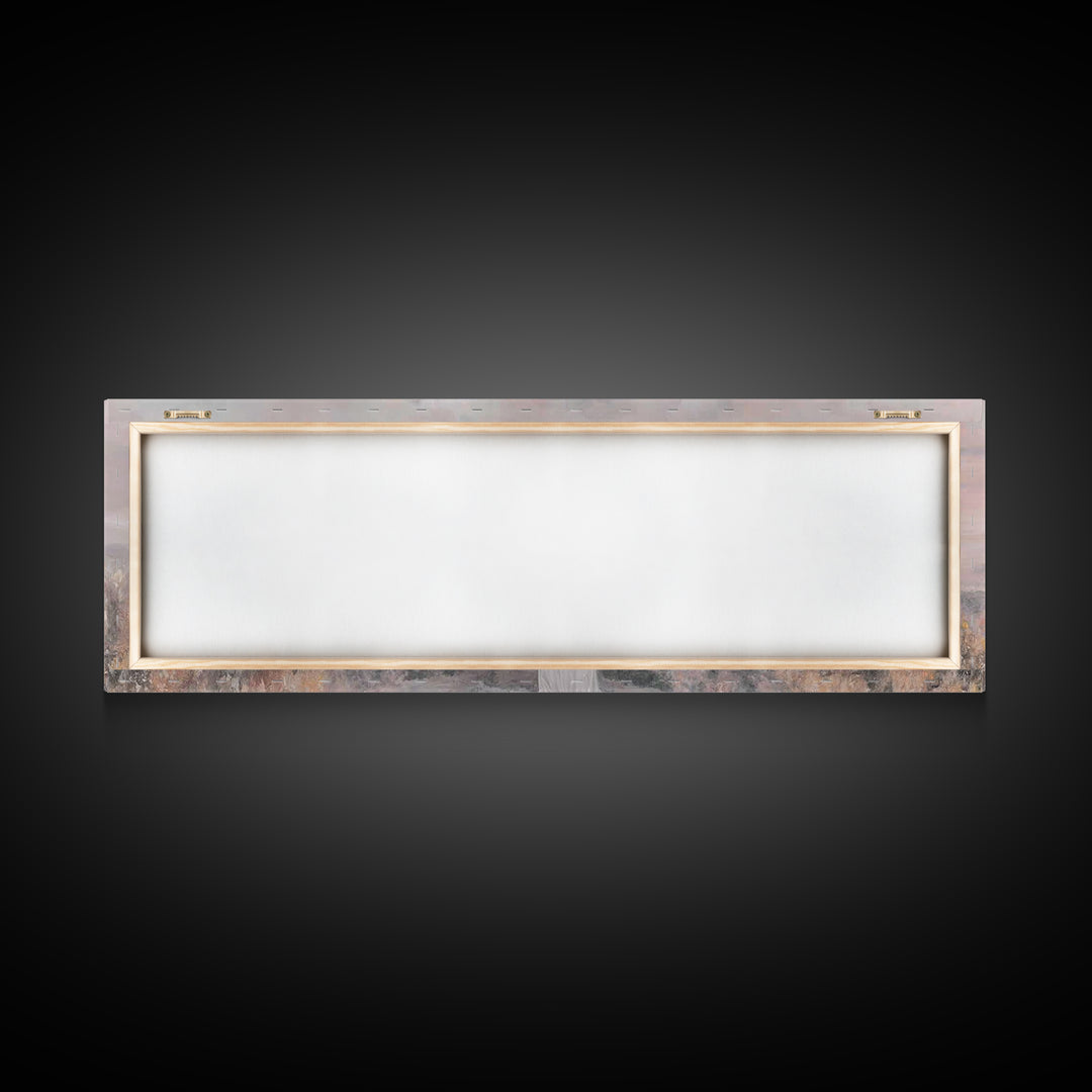 Hills Of Eternal Light | Framed Canvas Print | Panoramic Print | Jesus Painting | Christian Art Canvas | Christian Wall Art