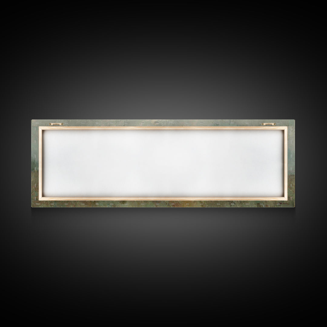 Valley Of Sacred Peace – Framed Canvas Print – Panoramic Painting – Christian Art Canvas – Christian Art – Jesus Painting