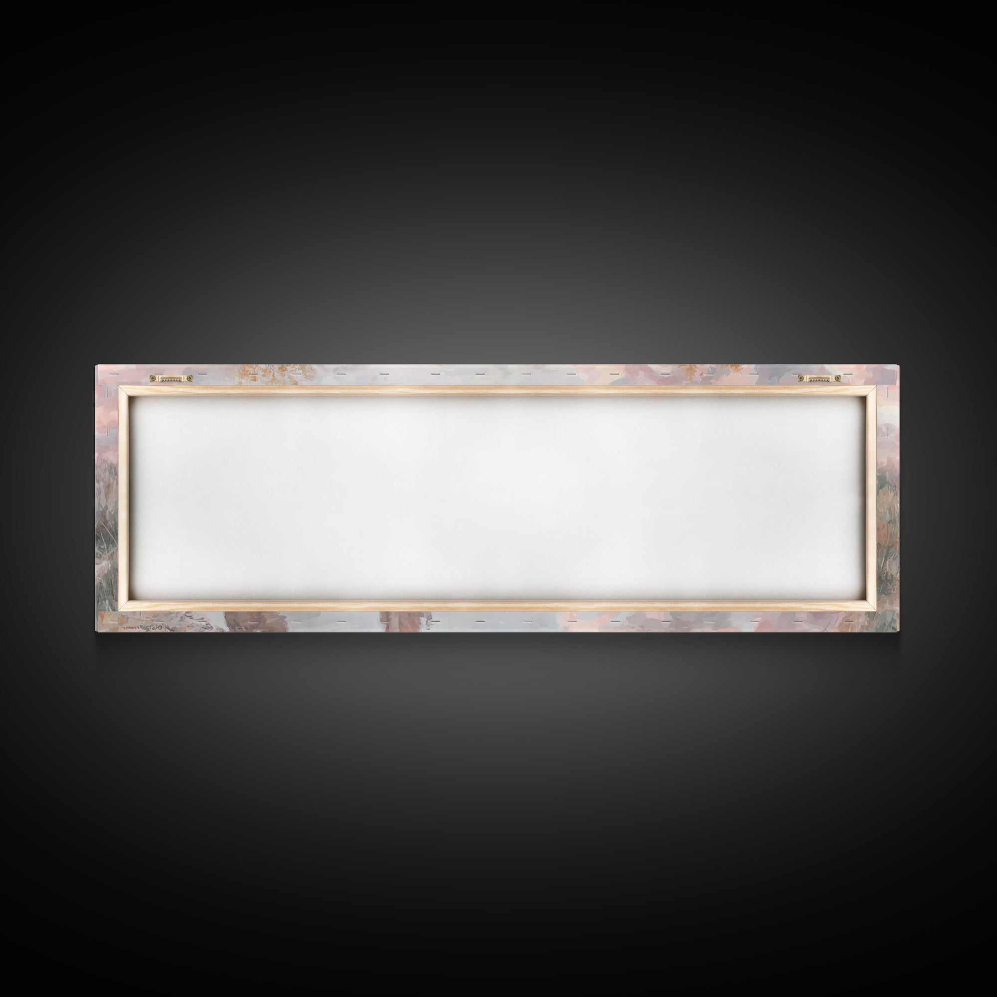 Autumn Pasture Calm | Framed Canvas Print | Panoramic Art | Christian Art | Jesus Painting | Christian Wall Art