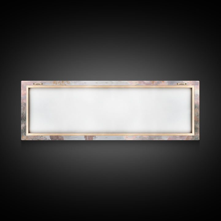 Autumn Pasture Calm | Framed Canvas Print | Panoramic Art | Christian Art | Jesus Painting | Christian Wall Art