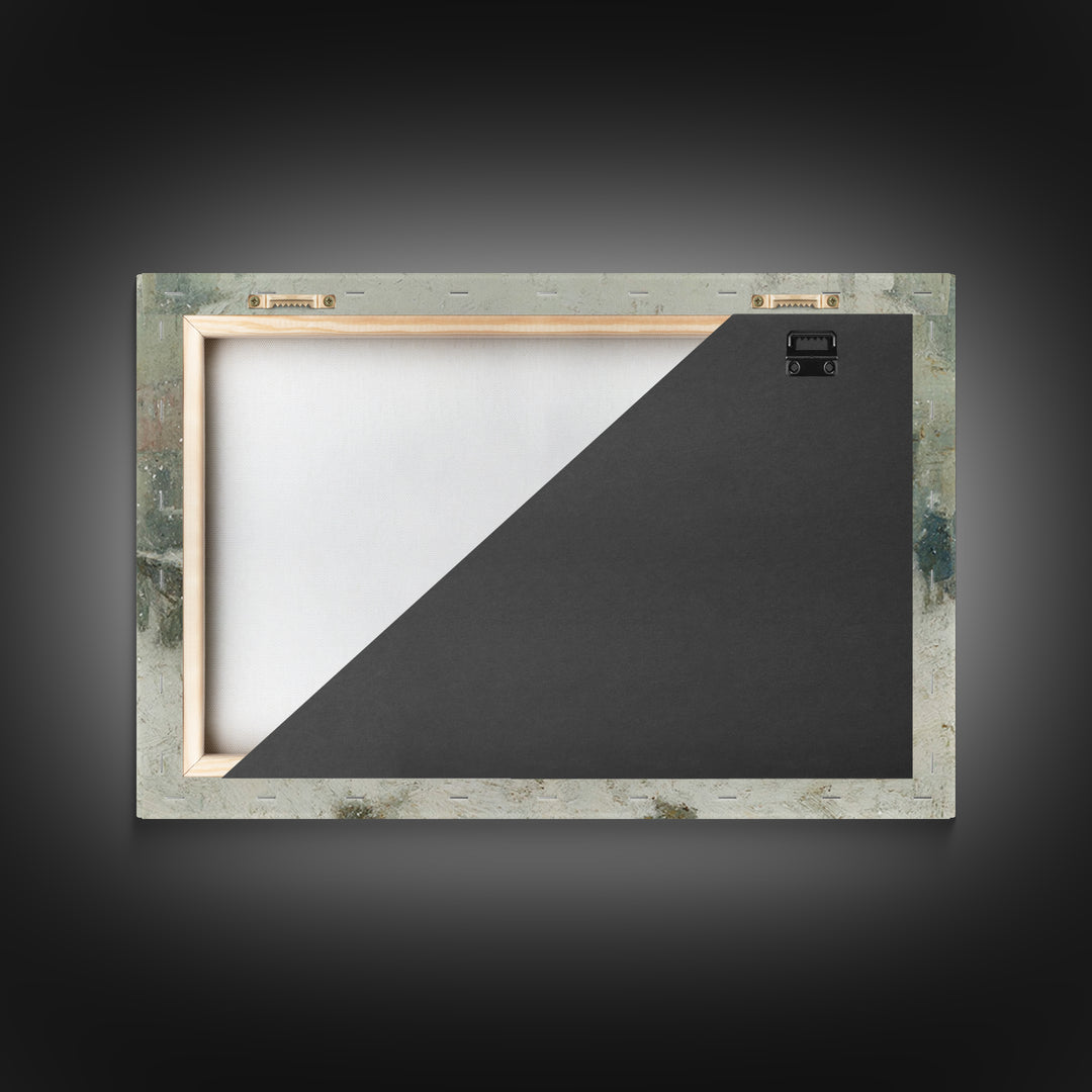 Snowbound Carolers, Framed Canvas Print, Christmas Wall Art, Christian Christmas Art, Christmas Art Canvas, Vintage Christmas Art, Christma
