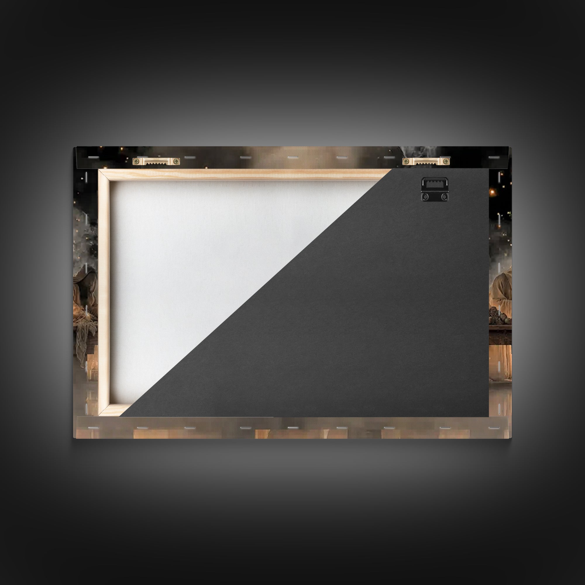 Heavenly Last Supper – Framed Canvas Print – Christian Wall Art – Jesus Painting – Christian Art Canvas – Christian Art – Modern Christian