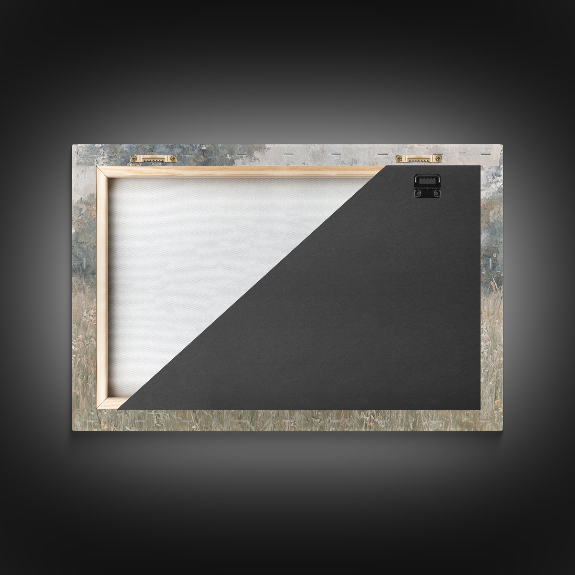 Fieldside Compassion – Framed Canvas Print – Christian Art Canvas – Jesus Painting – Christian Wall Art – Christian Gift Ideas – Modern Chr