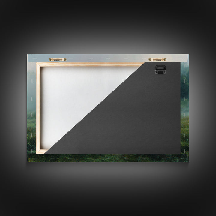 Gentle Pasture Light – Framed Canvas Print – Christian Art Canvas – Christian Decor – Jesus Painting – Christmas Wall Art – Modern Christia