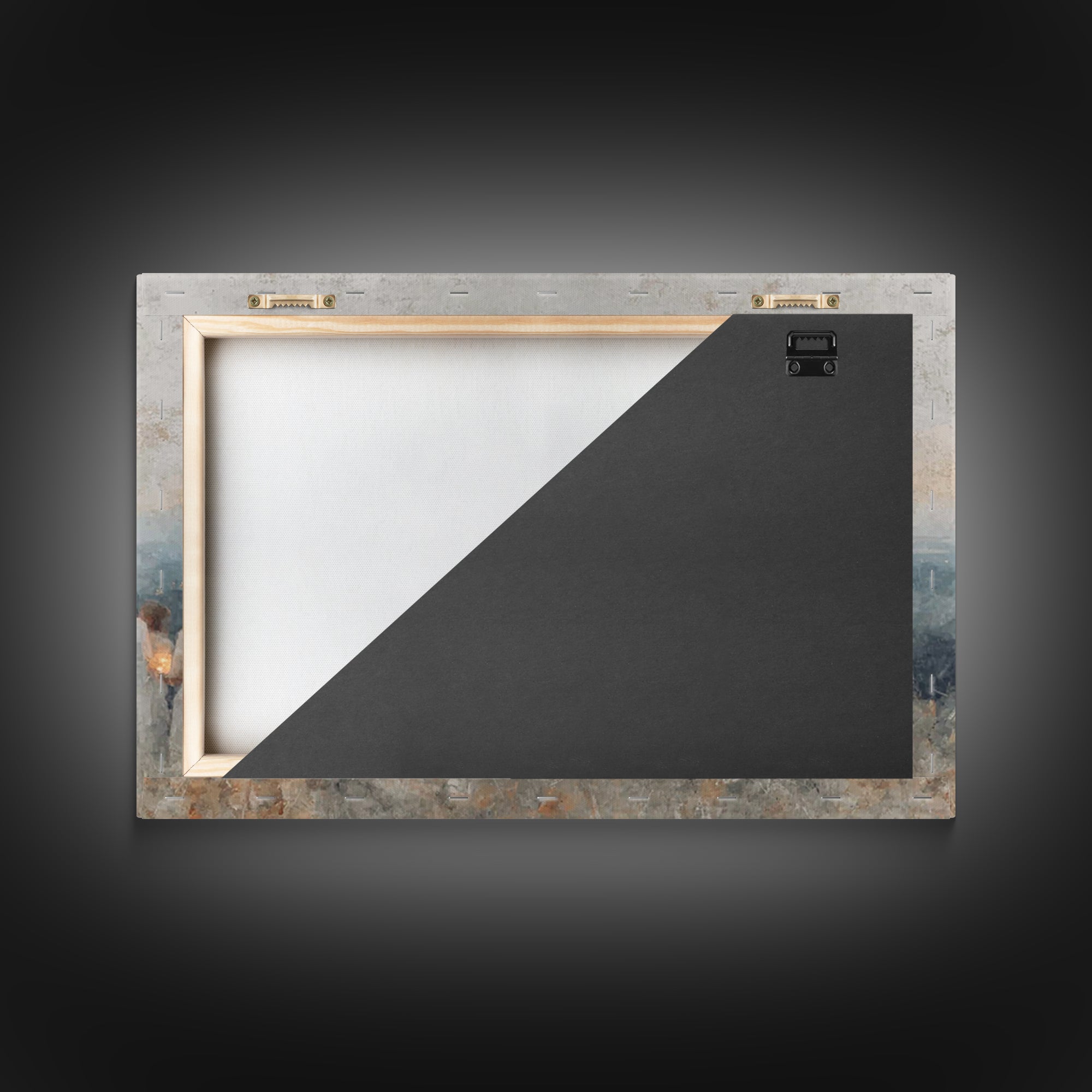 Dawn Assembly – Framed Canvas Print – Christian Wall Art – Christian Art Canvas – Christian Christmas Art – Christmas Art – Christian Paint