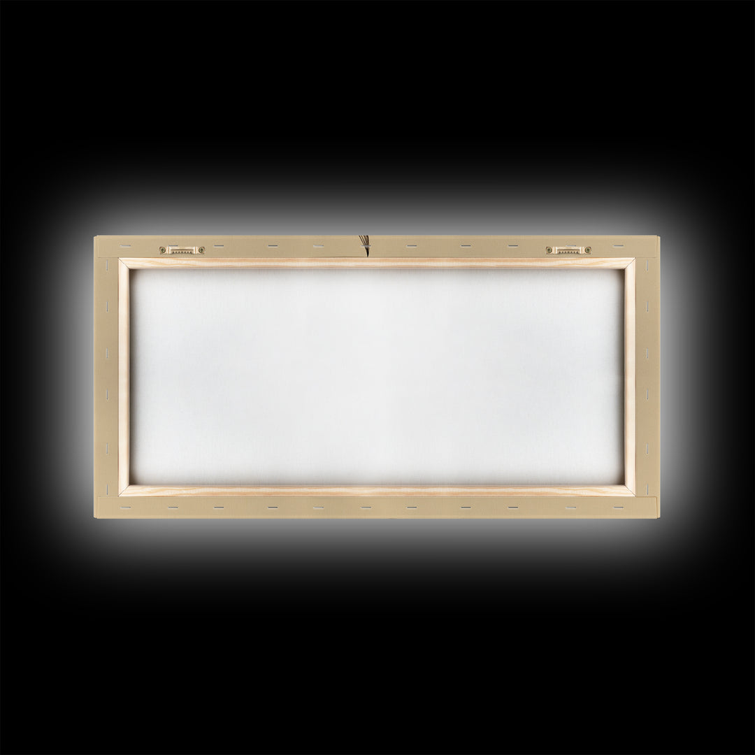 Calligraphic Bird Shape Formed from Flowing Lines Canvas Print, Calligraphy Art, Modern Wall Art, Living Room Decor, Script, CAL-2x1-76
