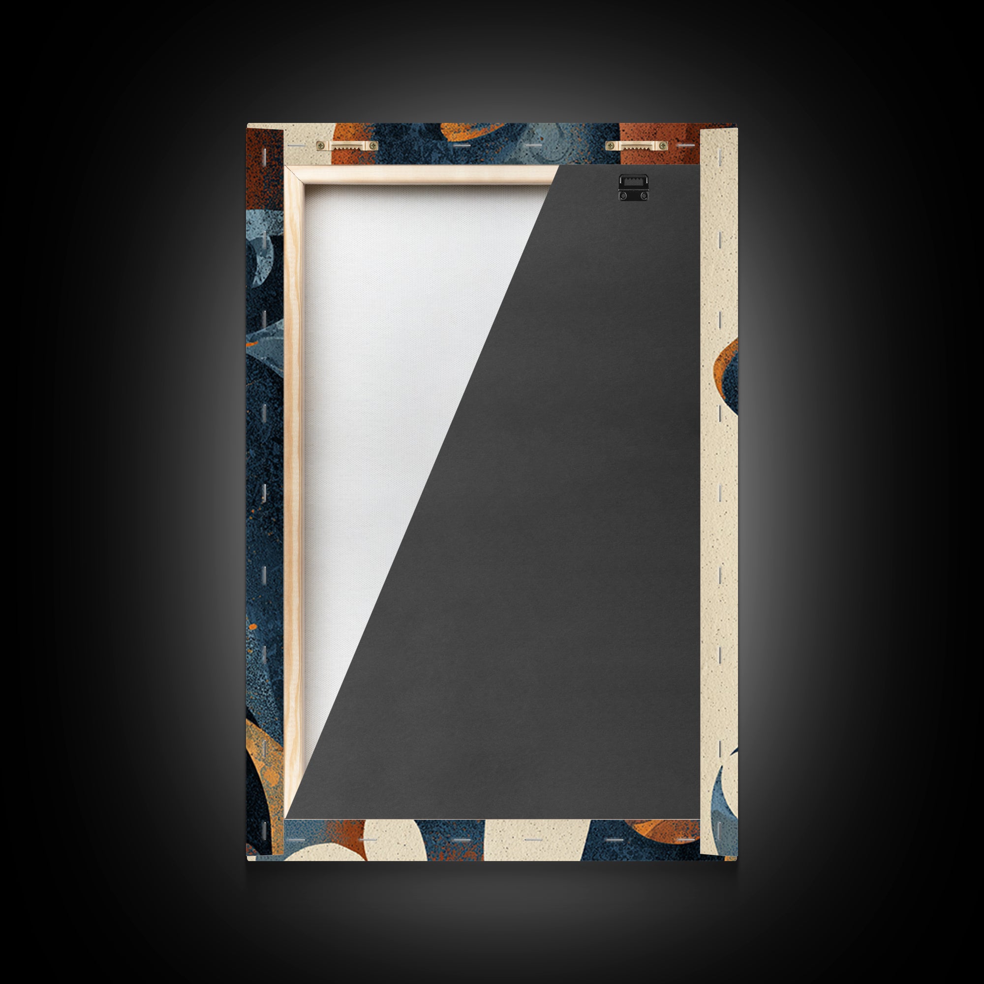 Large Sweeping Black Ink Gesture Like a Canvas Print, Calligraphy Art, Art, Living Room Decor, Script, Unique Wall Art, CAL-2x3-9