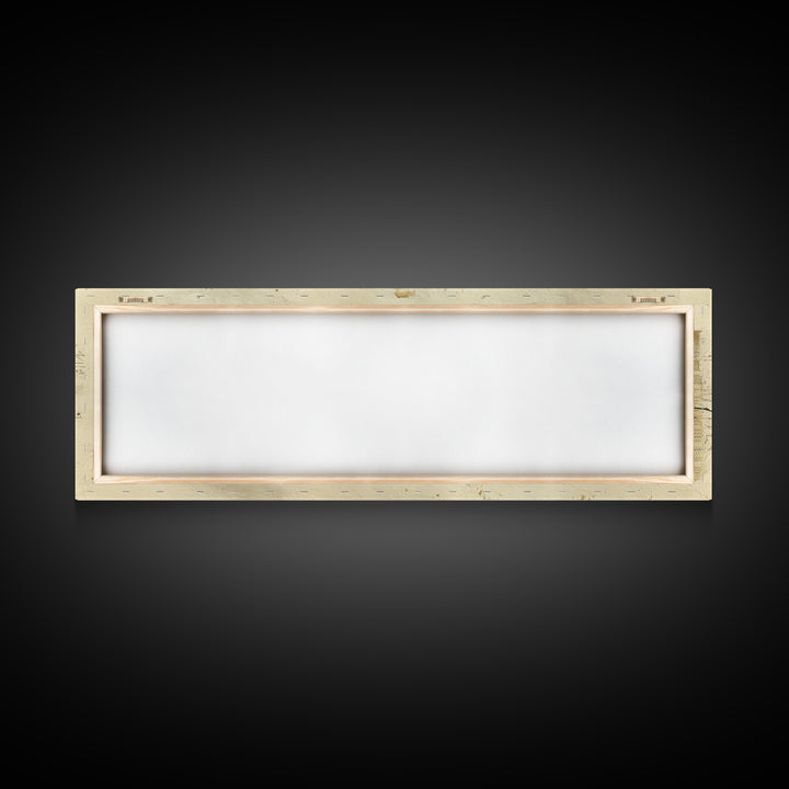 Romantic Handwritten Marks Without Readable Words Canvas Print, Calligraphy Art, Neutral Decor, Living Room Decor, Script, CAL-3x1-7