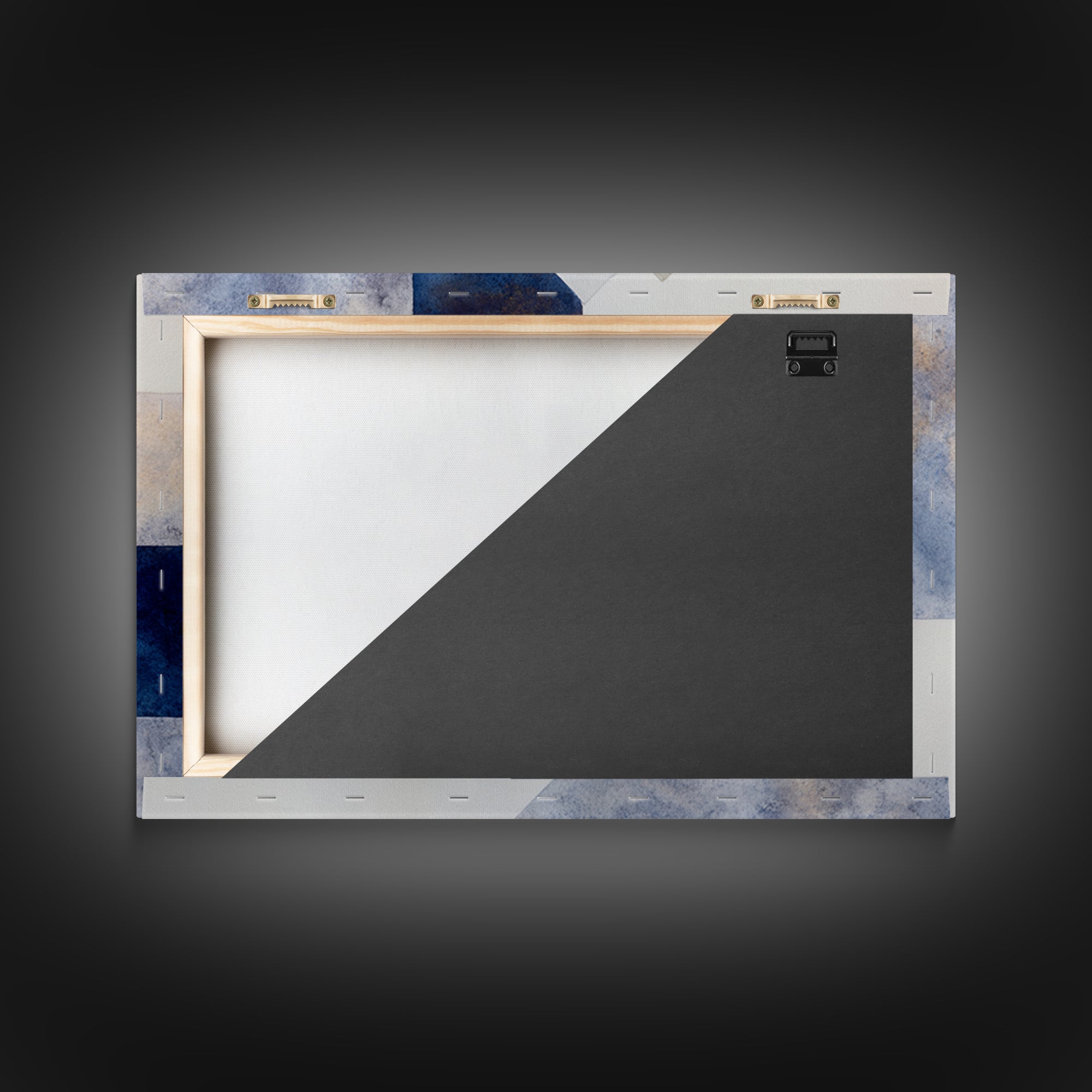 Asymmetric Squares with Crisp Modern Edges Canvas Print, Color Block Art, Whimsical Art, Living Room Decor, Oil Painting, CBA-3x2-61