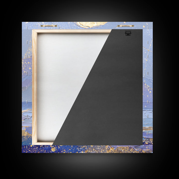Tiny Sailboat Beneath a Huge Moon Framed Canvas Print, Celestial Art, Modern Art, Living Room Decor, Oil Painting, Celestial, CEL-1x1-43