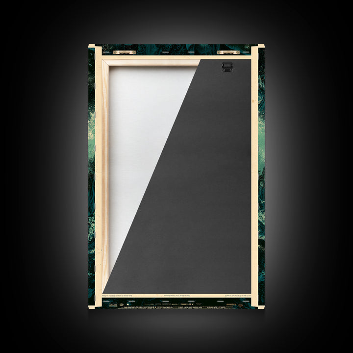 The Dream Of The Eldritch Sea, German Language Horror Movie Poster, 1960s Horror Art, Cosmic Horror Movie Art, Canvas Print
