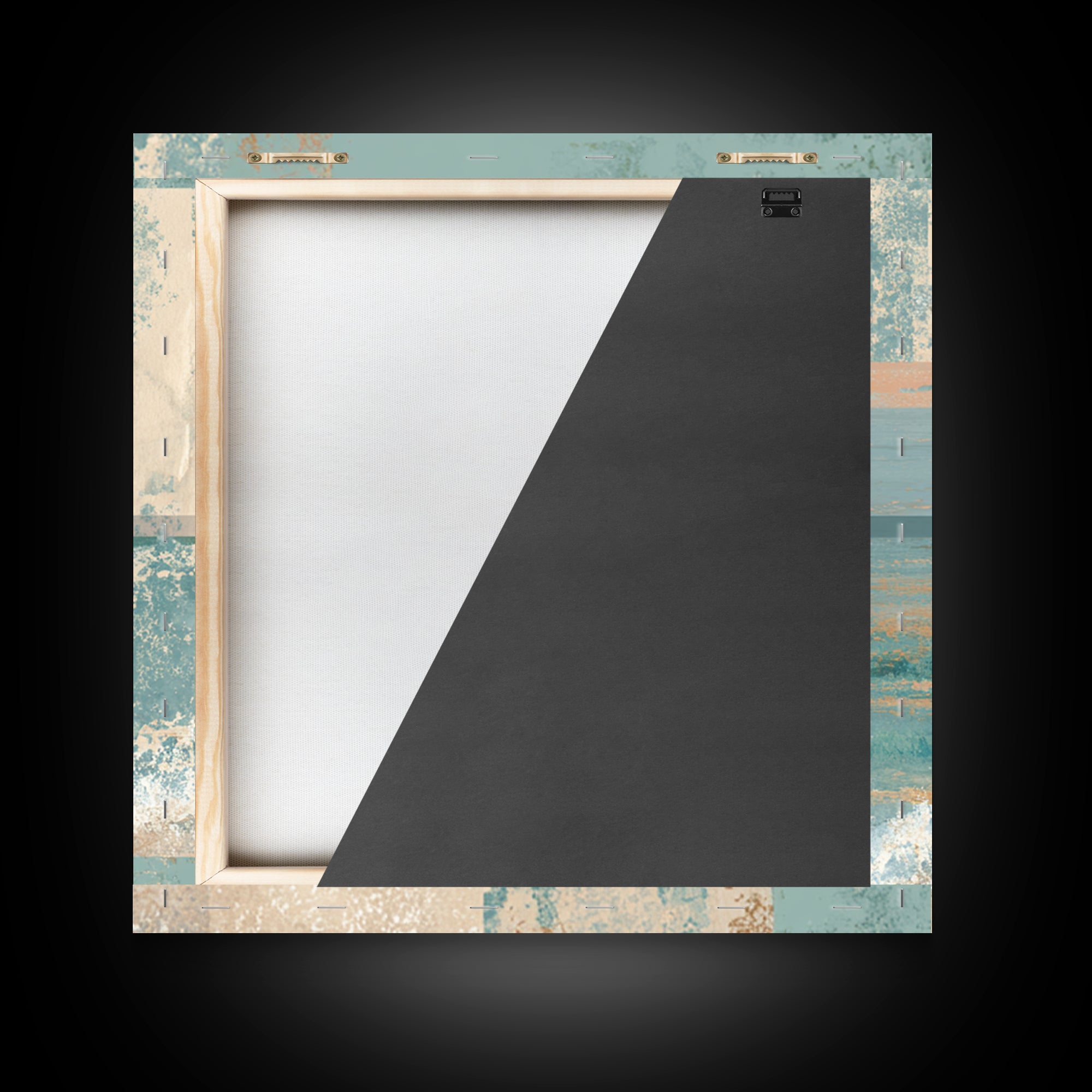 Abstract Seafoam Patterns Framed Canvas Print, Coastal Art, Beach Print, Coastal Decor, Fine Art, Coastal, Statement Artwork, COA-1x1-42