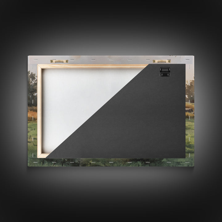 Watercolor Sheep in a Green Pasture Canvas Print, Country Art, Printable Art, Farmhouse Decor, Country, French Country, COU-3x2-3