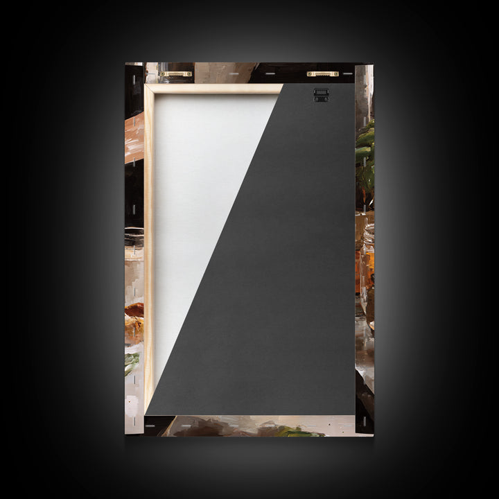 Barista Hands Pouring Milk into Espresso Canvas Print, Coffee Shop Art, Bedroom Wall Art, Cafe Decor, Fine Art, Cafe, CSA-2x3-77