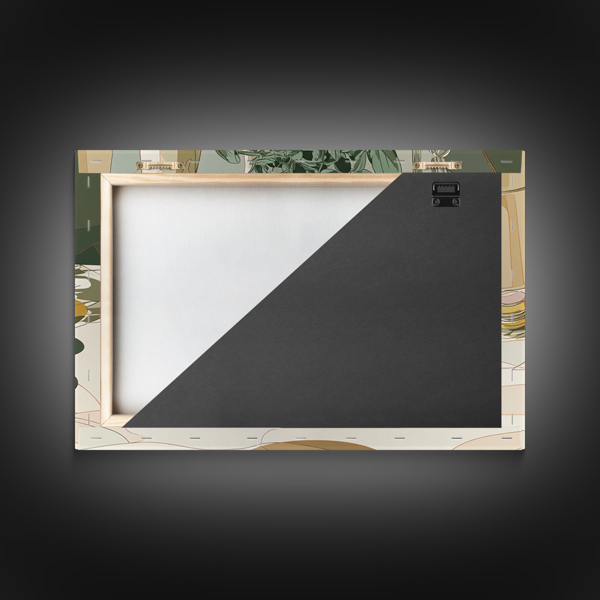 Minimal Line Art of a Cup and Framed Canvas Print, Coffee Shop Art, Bedroom Wall Art, Cafe Decor, Abstract Art, Cafe, CSA-3x2-46
