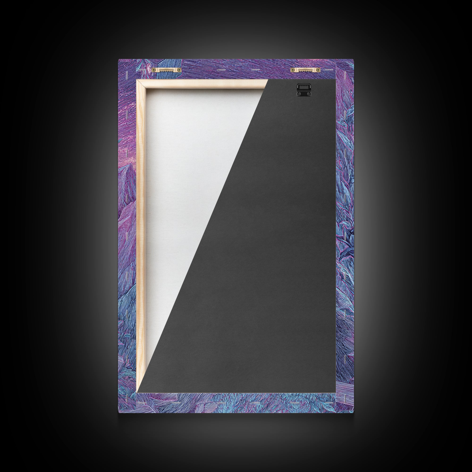 The Grave Gardener Of Yuggoth, Vaporwave Halloween Decor, Vertical Wall Art, Canvas Print, Retro Halloween Decor, Neon Wall Art