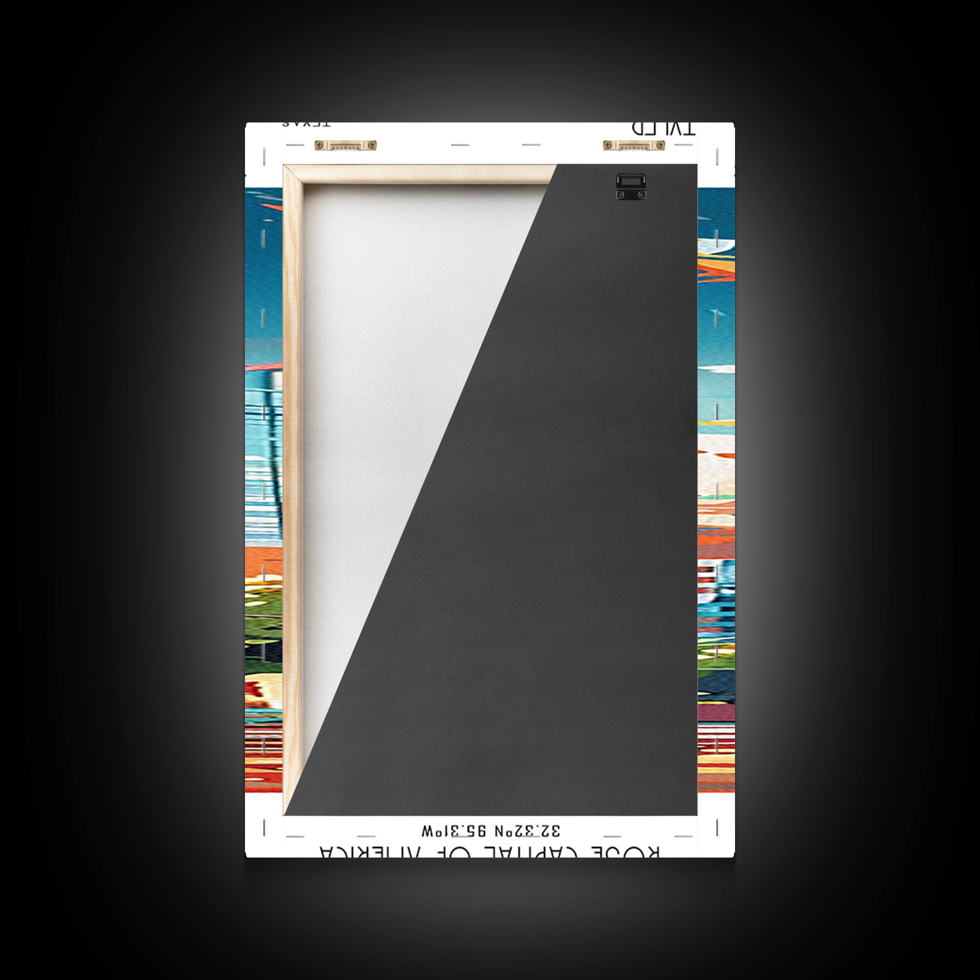 Tyler Travel Poster, Framed Canvas Print, Travel Prints, Landscape Art, Art Print, Minimalist Poster, Vintage Poster, Travel Posters