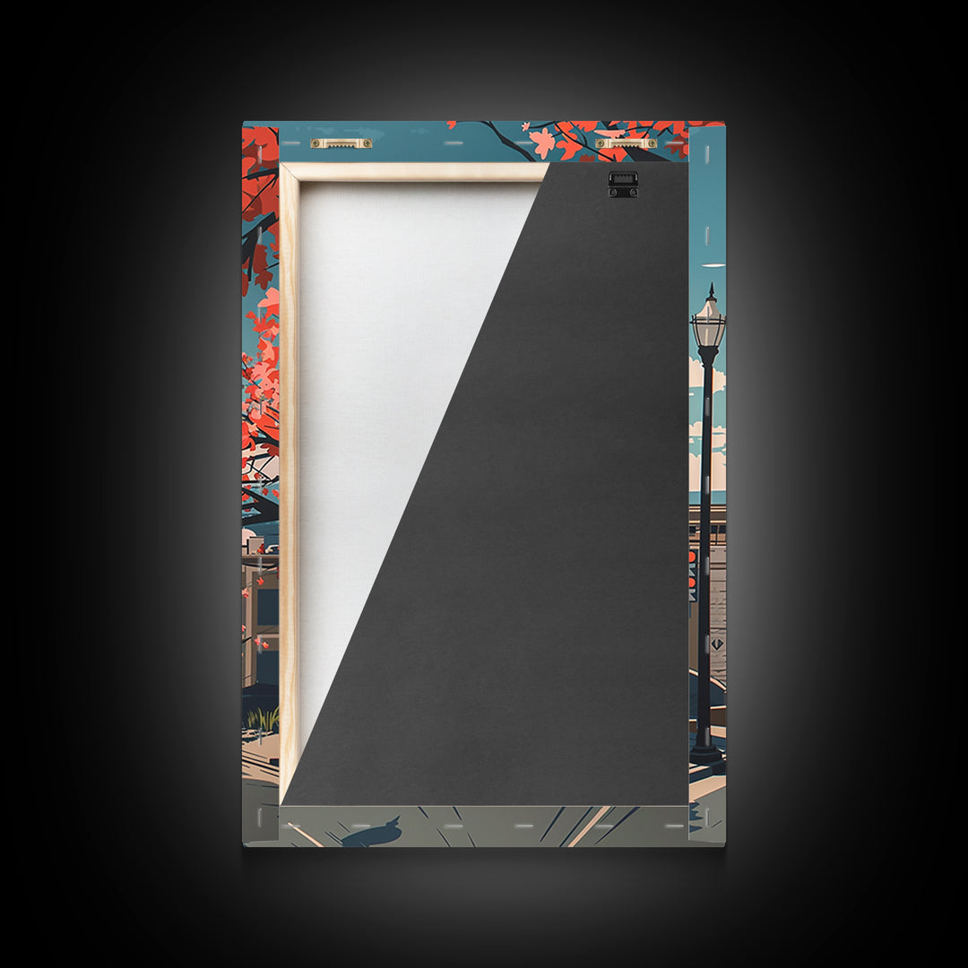 Round Rock Travel Poster, Framed Canvas Print, City Travel Poster, Travel Wall Decor, Fine Art Print, Travel Posters, City Art Print