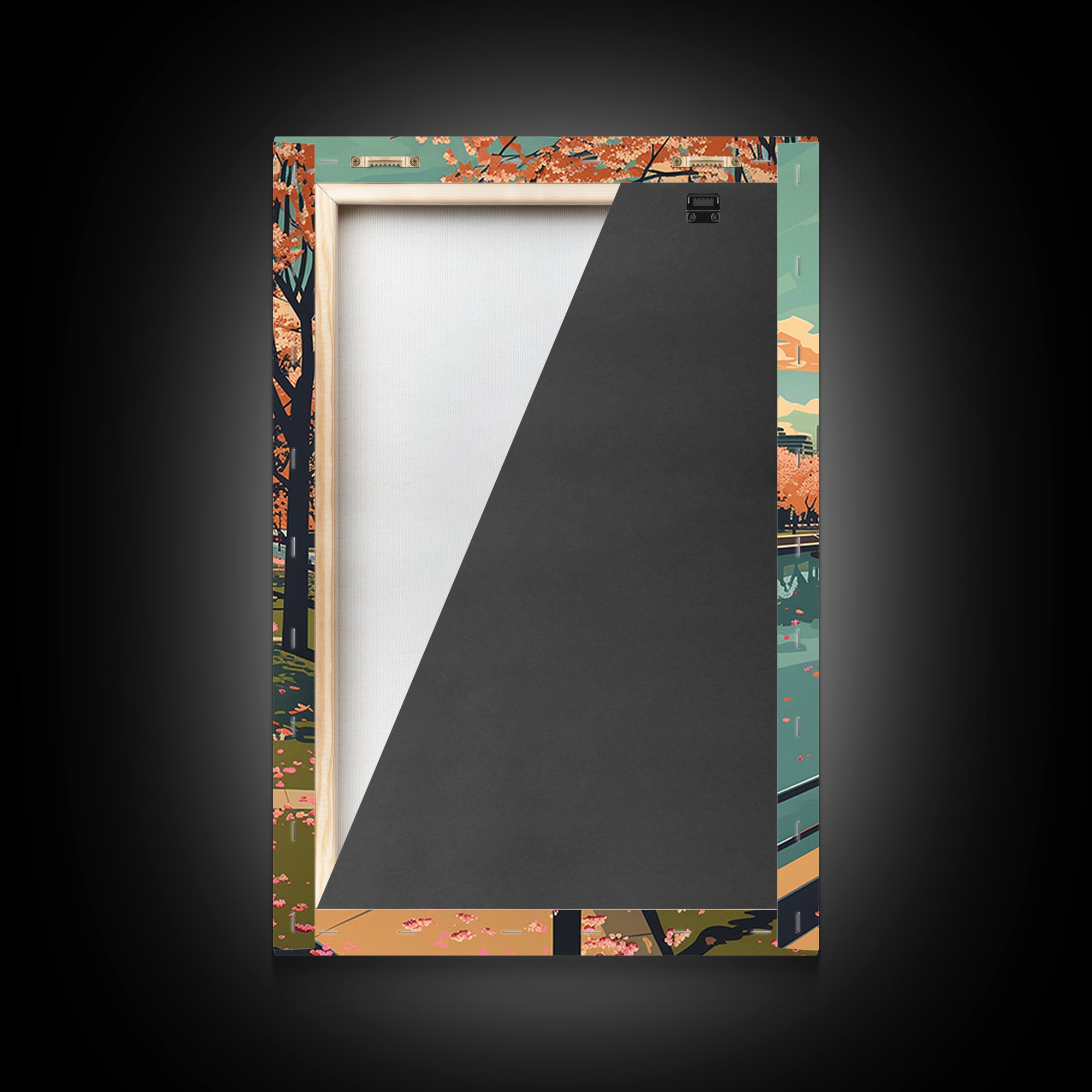 Washington Travel Poster, Framed Canvas Print, City Travel Poster, Travel Wall Art, Landscape Art, Retro Wall Art, Minimalist Poster