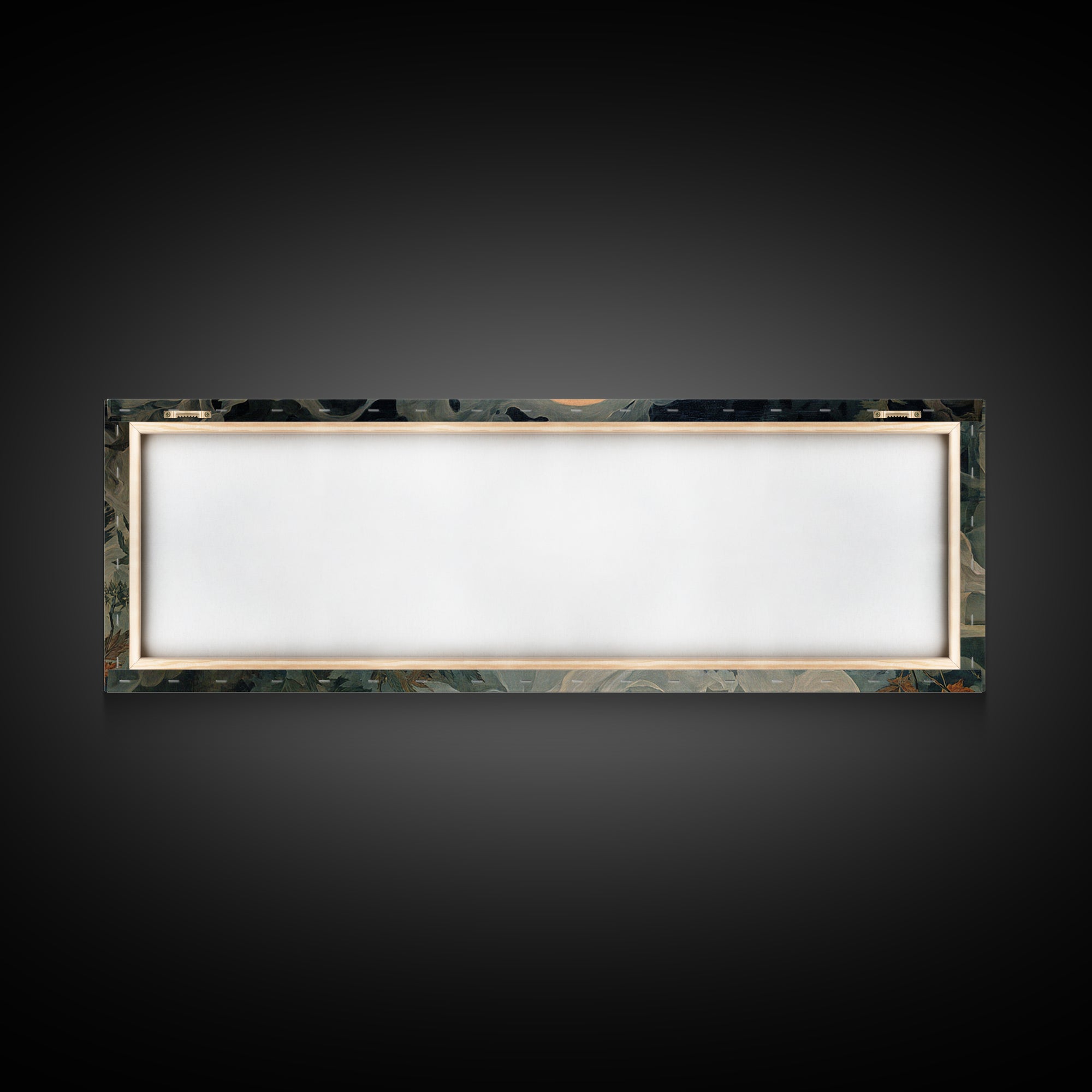 The Graveyard Ghost, Dark Renaissance Art, Extra Wide Wall Art, Dark Halloween Decor, Canvas Print, Halloween Wall Art
