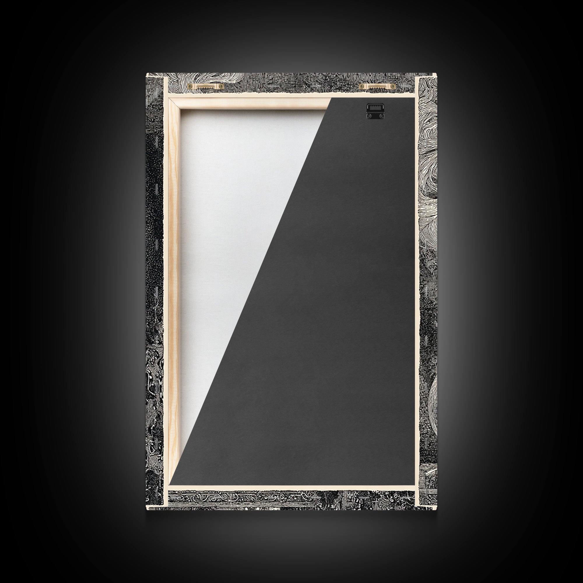The Midnight Fortune Teller, Victorian Macabre Art, Vertical Wall Art, Macabre Wall Art, Framed Canvas Print, Halloween Wall Art