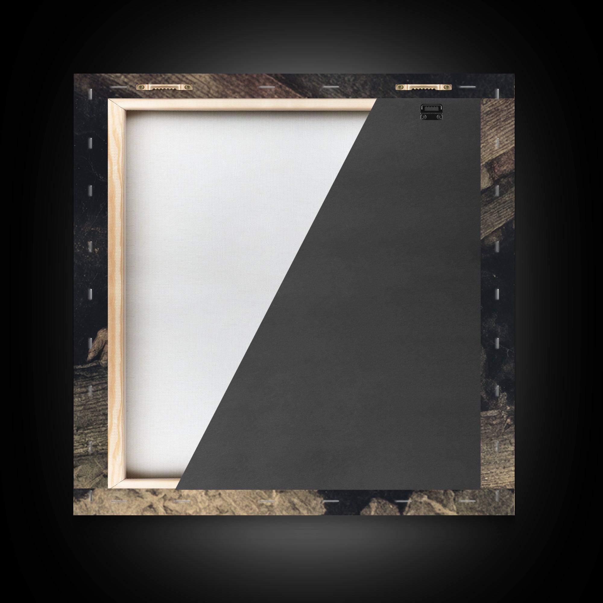 The Attic Whisperer, Dark Symbolist Art, Square Wall Art, Gothic Horror Wall Art, Canvas Print, Halloween Wall Art