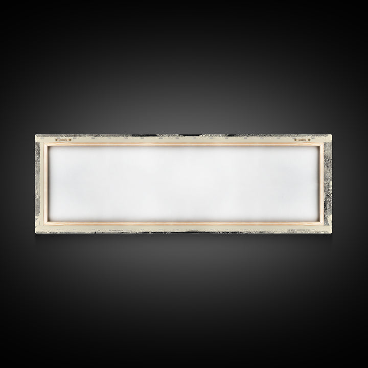 The Chimney Phantom, Renaissance Engraving Art, Extra Wide Wall Art, Gothic Horror Wall Art, Framed Canvas Print, Halloween Wall Art